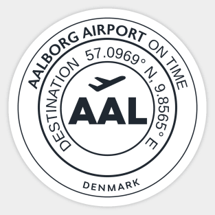 AALBORG AAL DENMARK Sticker